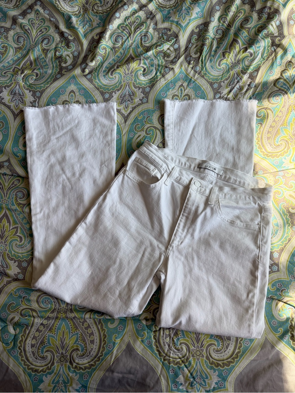 Joe's Jeans White Straight-Leg Women's Jeans